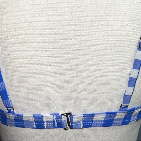 Wild fable- blue and white bikini swimsuit top - Picture 4 of 6